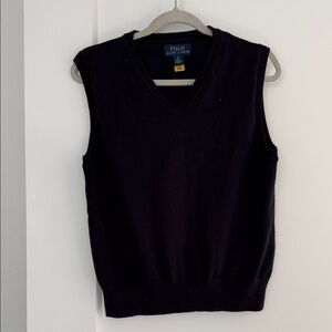 Polo by Ralph Lauren Navy V-Neck Sweater
